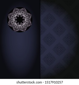 Vintage luxury decorative design of golden mandala. Vector illustration. Floral ornament