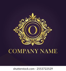 Vintage and luxury logo template Premium Vector, Royalty