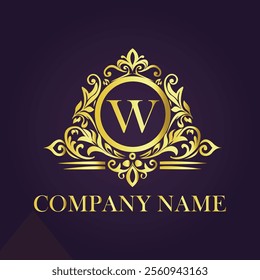 Vintage and luxury logo template Premium Vector, Royalty
