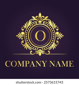 Vintage and luxury logo template Premium Vector, Royalty
