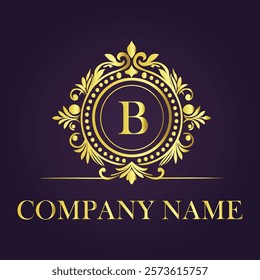 Vintage and luxury logo template Premium Vector, Royalty
