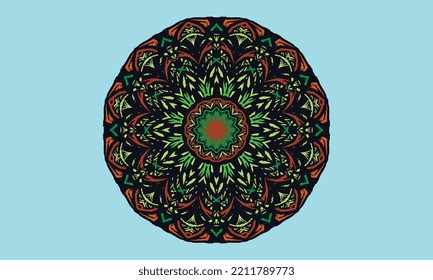 Vintage luxury mandala design vector background abstract floral pattern
