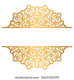  Vintage luxury mandala transparent background in islamic arabesque style pattern with floral for invitation