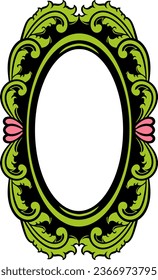 Vintage luxury mirror frame Vector