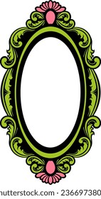 Vintage luxury mirror frame Vector