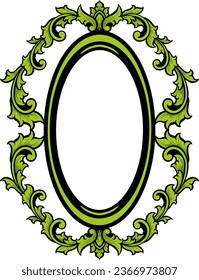 Vintage luxury mirror frame Vector