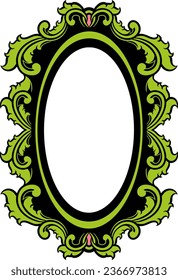 Vintage luxury mirror frame Vector
