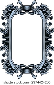 Vintage luxury mirror frame Vector