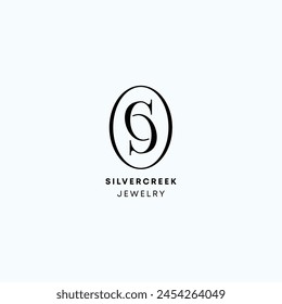 Vintage Luxury monogram elegant letter S and letter C logo vector for fashion interior jewelry brand