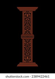 Vintage luxury ornament for decoration