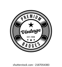 Vintage luxury retro ornament badge logo royal design