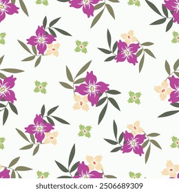 Vintage luxury seamless floral background with golden lilies flowers. Romantic pattern template for wall decor, wallpaper, wedding invitations, ceremonies, cards