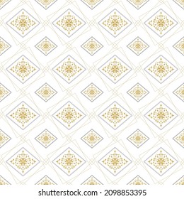 Vintage Luxury nahtloses Muster, Vintage-Tapete