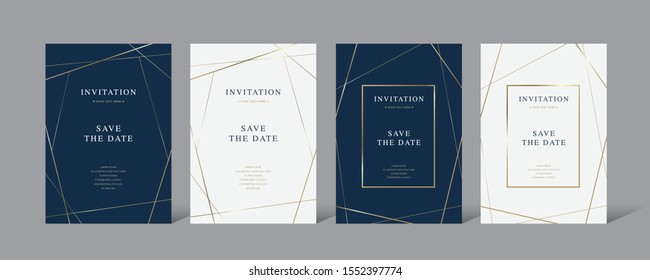 Vintage Luxury Vector Invitation Card