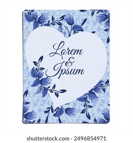 Vintage And Luxury Wedding Invitation Design
