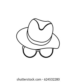 Vintage male hat