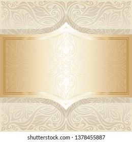 vintage mandala Background Ecru wallpaper pattern copy space