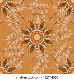 Vintage mandala background. Vector image.