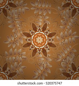Vintage mandala background. Vector image.