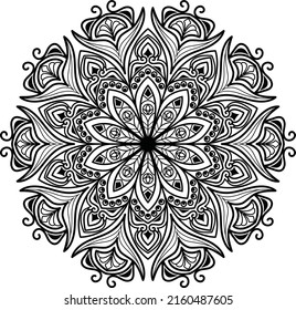 Vintage Mandala Coloring Page For Kids, Adults and Kdp interior