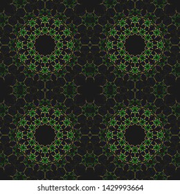Vintage mandala seamless pattern. Print, cloth design, wallpaper. Vector.
