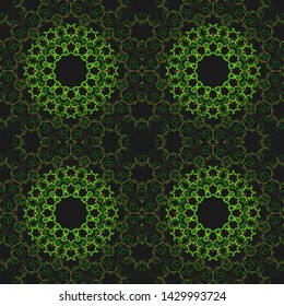 Vintage mandala seamless pattern. Print, cloth design, wallpaper. Vector.