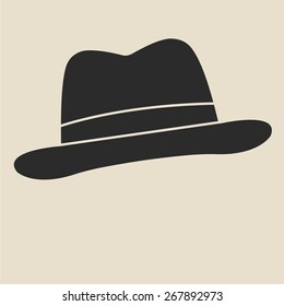 man's felt hat