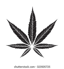 Vintage Marijuana Vector