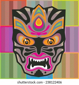 Vintage Mask Vector