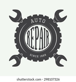 Tires Shop Logo Design Template Silhouette Stock Vector (Royalty Free ...