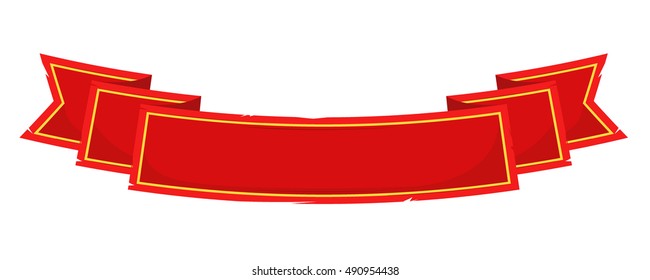 Vintage medieval banner flag