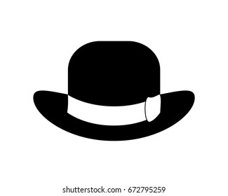 Black White Cowboy Hat Silhouette Wild Stock Vector (Royalty Free ...