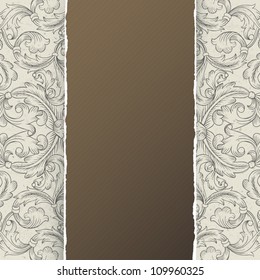 Vintage menu template design, vector, EPS10