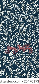 Vintage Merry Christmas card for festive branding projects, logos, stickers, invitations, scrapbooking, wall posters, social media and for decorating your home, crafts and goods