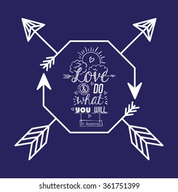 vintage message design 