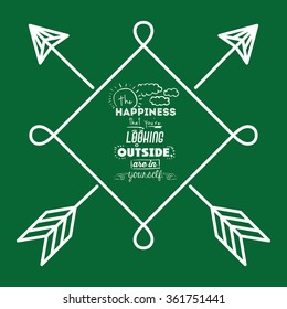 vintage message design 