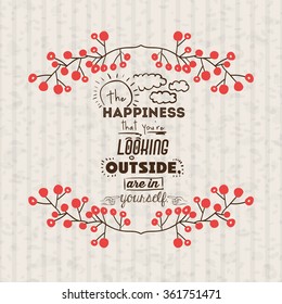 vintage message design 
