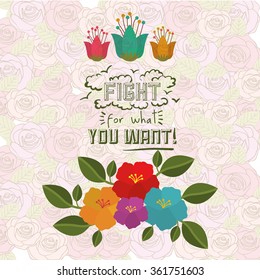 vintage message design 