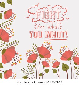 vintage message design 