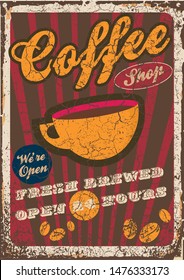 Antique Coffee Signs Hd Stock Images Shutterstock