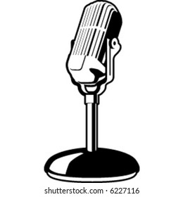 vintage microphone