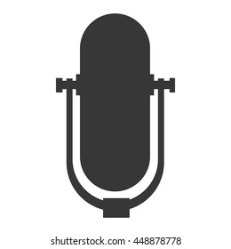 vintage microphone icon