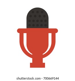 vintage microphone icon image 