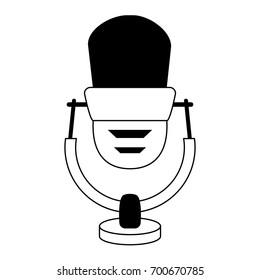 vintage microphone icon image 