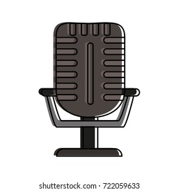 vintage microphone icon image 