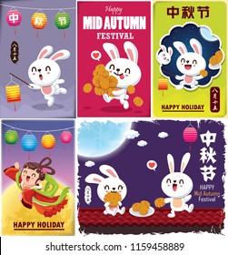 Chuseok Hangawi Korean Thanksgiving Day Cute Stock Vector (Royalty Free ...