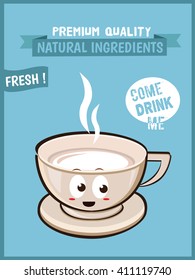 vintage milk poster template vector/illustration.