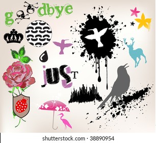vintage mixed design