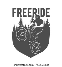 Vintage and modern bicycle  logo, badge, label and design elements