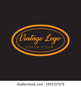 vintage modern Logo vector file